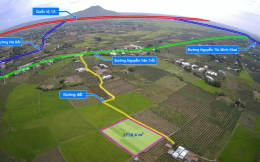 Đất thuộc Thị Trấn Ma Lâm sắp lên Thị Xã, Cách cao tốc xuống 2,5km.